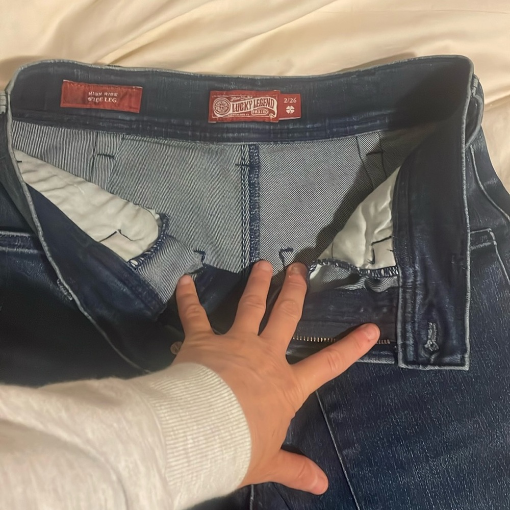 Lucky Brand High Rise Wide Leg 2/26